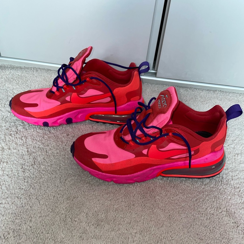 Nike Air Max 270 “Mystic red pink blast” sneaker womens size 10, men’s size 8.5